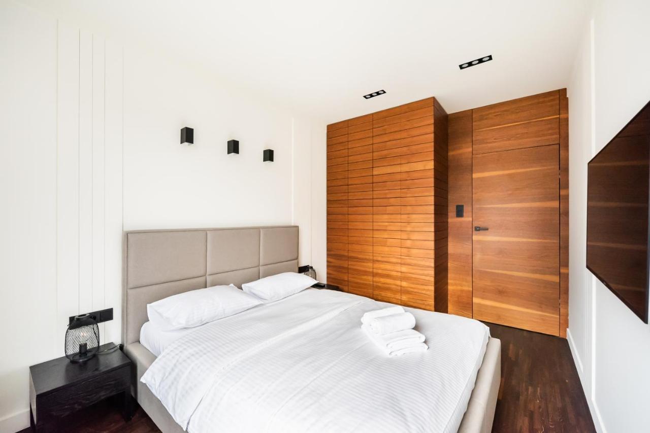 Wola Luxury Wooden Apartment Warschau Buitenkant foto